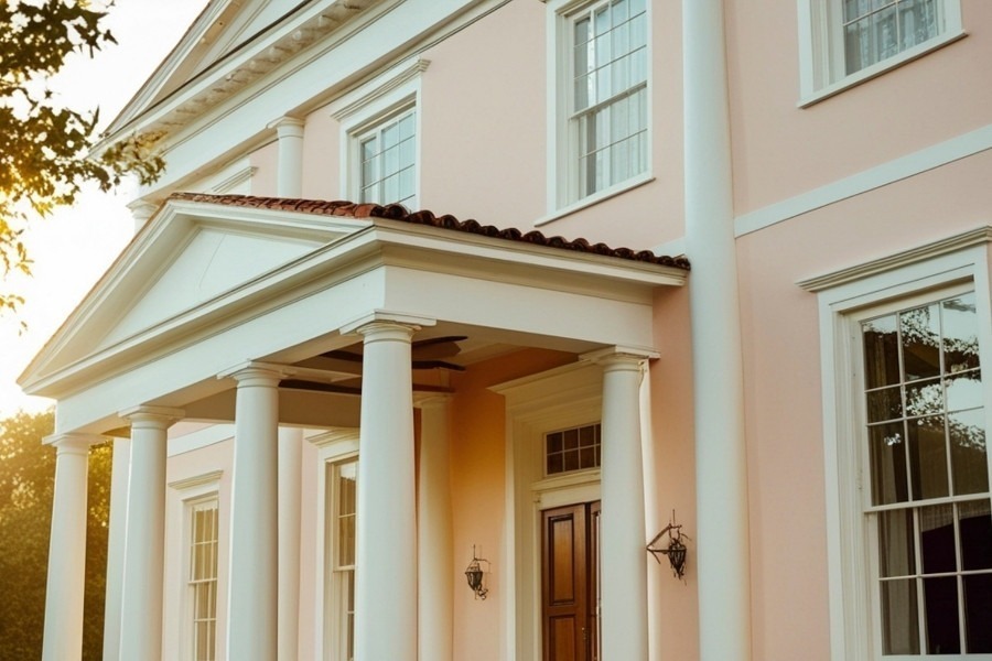 Luxury custom home exterior at dusk, symbolizing the long-term investment in a personalized lifestyle.